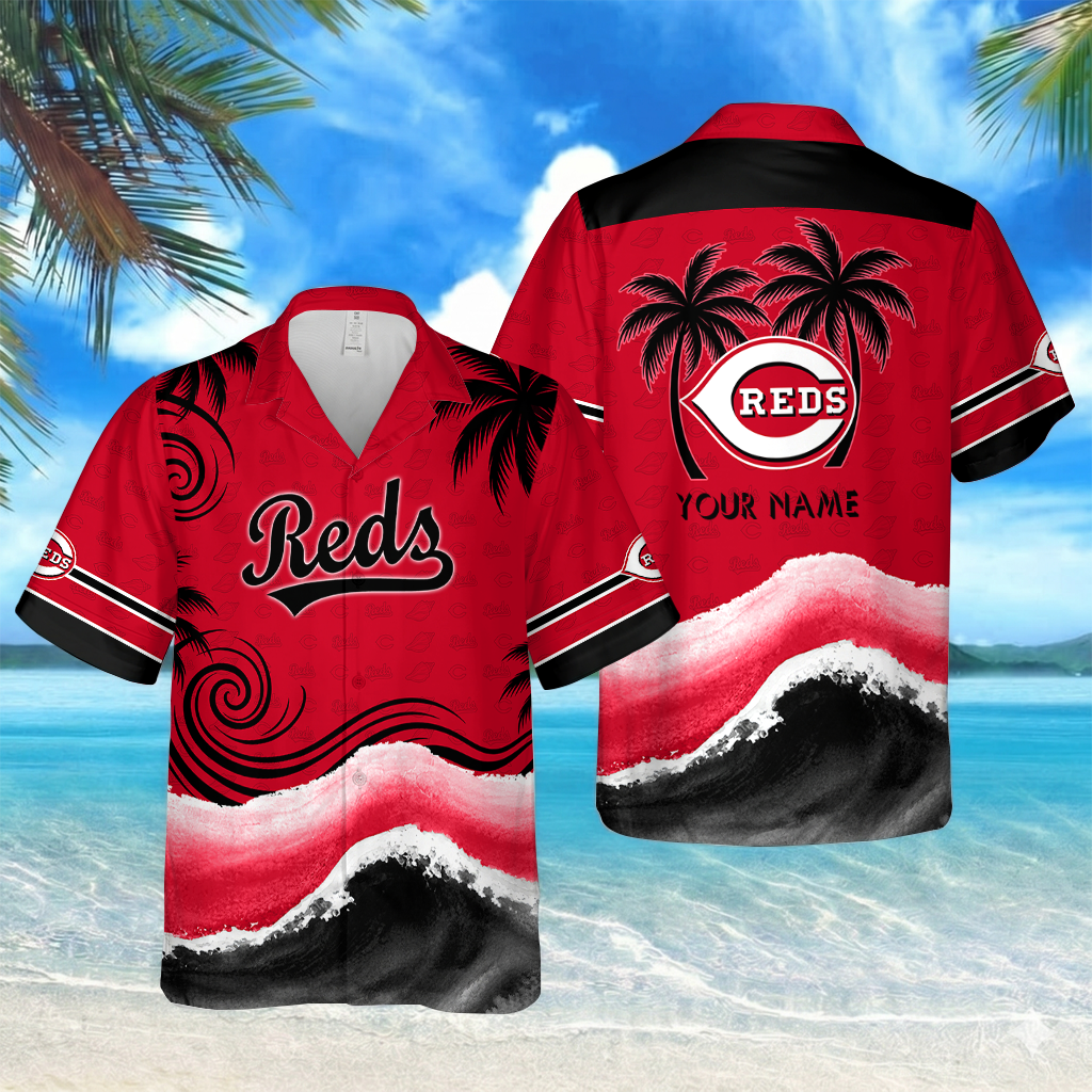 LIMITED EDITION - NEW CUSTOMIZED MLB05 CRS CINCINNATI REDS UNISEX HAWAIIAN SHIRT