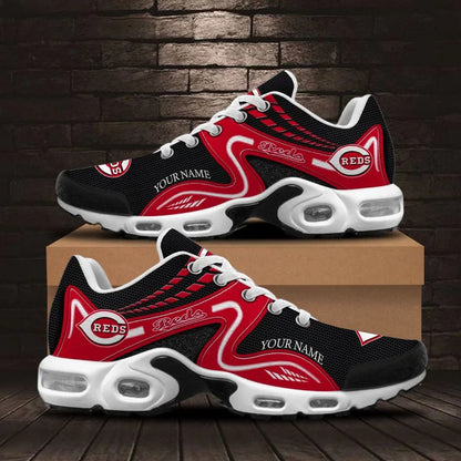 LIMITED EDITION - NEW CUSTOMIZED MLB05 CRS CINCINNATI REDS AIR MAX PLUS SNEAKERS