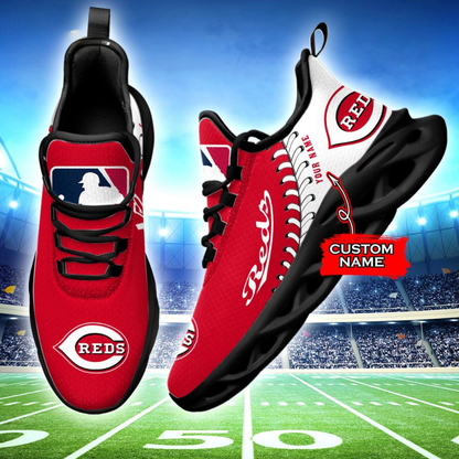 [FLASH SALE] NEW CUSTOMIZED MLB05 CRS CINCINNATI REDS MAX SOUL SHOES
