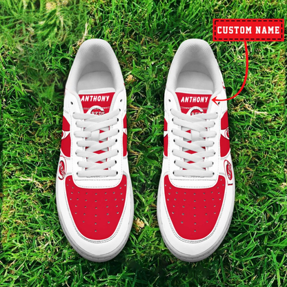 [FLASH SALE] NEW CUSTOMIZED MLB05 CRS CINCINNATI REDS AF1 SHOES