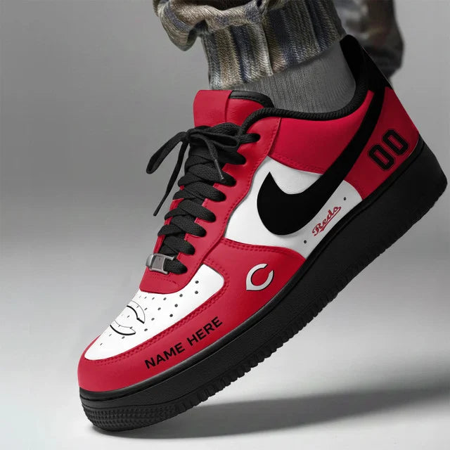[FLASH SALE] NEW CUSTOMIZED MLB05 CRS CINCINNATI REDS AF1 SHOES