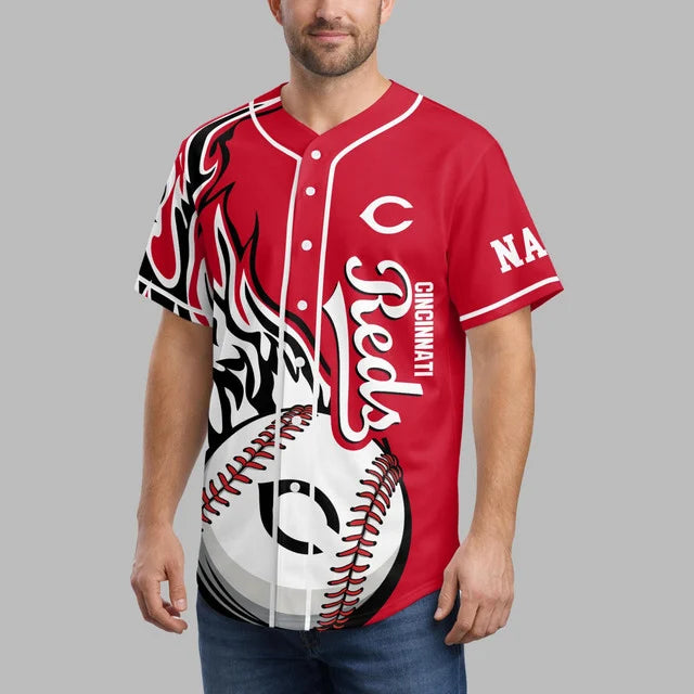 [FLASH SALE] NEW CUSTOMIZED MLB05 CRS CINCINNATI REDS BASEBALL JERSEY