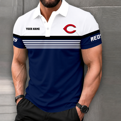 FINAL CLEARANCE - NEW CUSTOMIZED MLB05 CRS CINCINNATI REDS POLO SHIRT