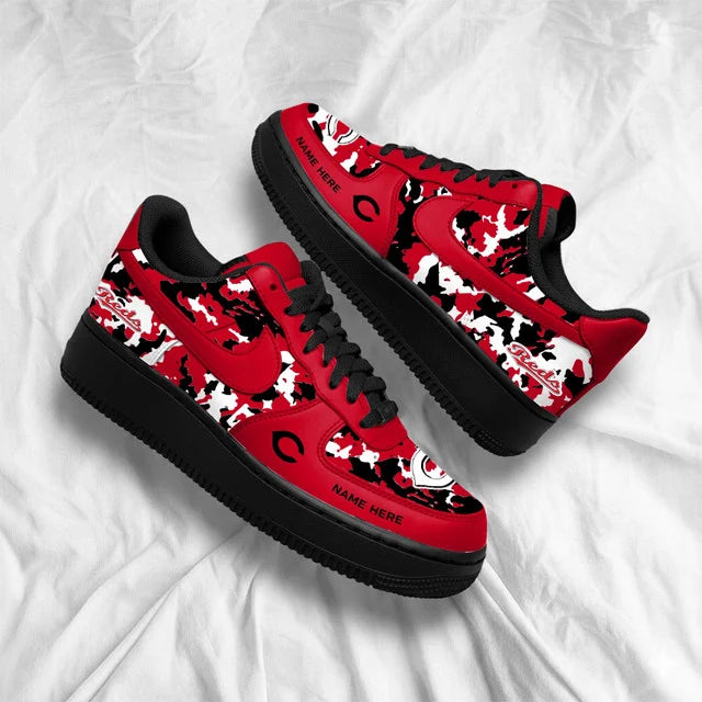 [FLASH SALE] NEW CUSTOMIZED MLB05 CRS CINCINNATI REDS AF1 SHOES