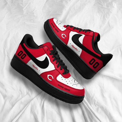 [FLASH SALE] NEW CUSTOMIZED MLB05 CRS CINCINNATI REDS AF1 SHOES