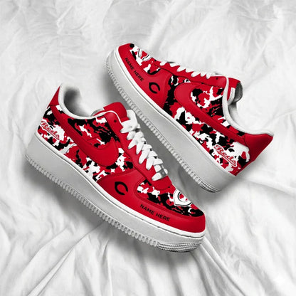 [FLASH SALE] NEW CUSTOMIZED MLB05 CRS CINCINNATI REDS AF1 SHOES