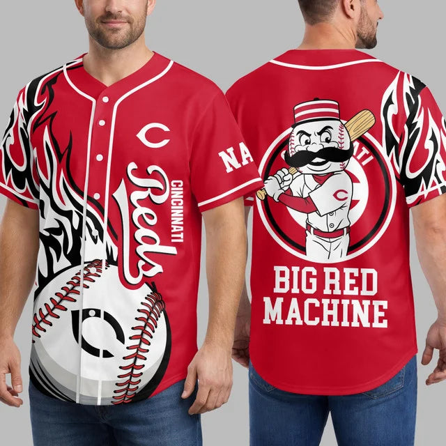 [FLASH SALE] NEW CUSTOMIZED MLB05 CRS CINCINNATI REDS BASEBALL JERSEY