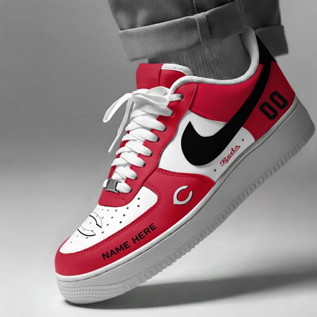 [FLASH SALE] NEW CUSTOMIZED MLB05 CRS CINCINNATI REDS AF1 SHOES