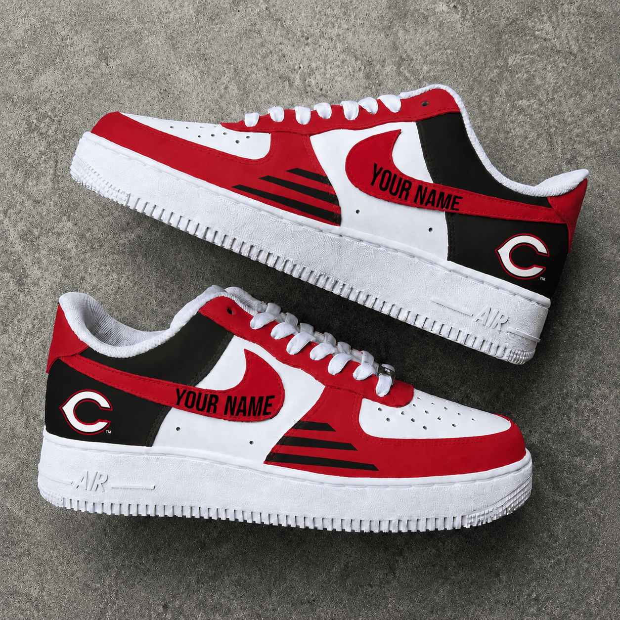 [FLASH SALE] NEW CUSTOMIZED MLB05 CRS CINCINNATI REDS AF1 SHOES