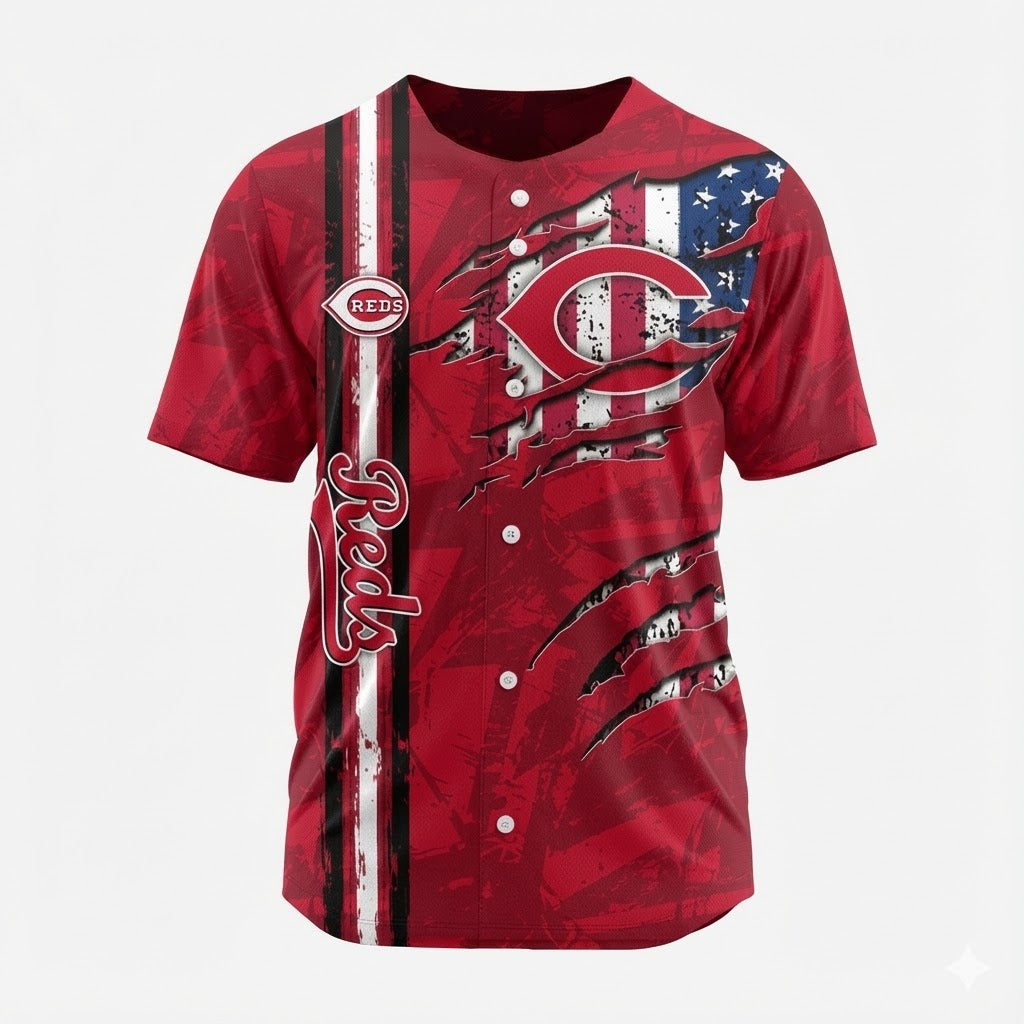 LIMITED EDITION - NEW CUSTOMIZED MLB05 CRS CINCINNATI REDS BASEBALL JERSEY