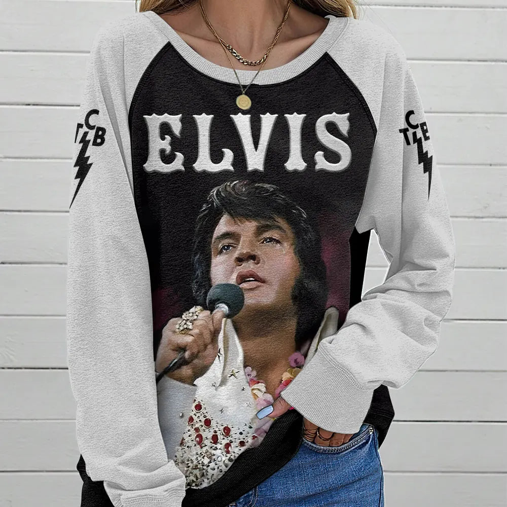 [FAN FAVORITE] NEW CUSTOMIZED ELVIS PRESLEY UNISEX SWEATSHIRT
