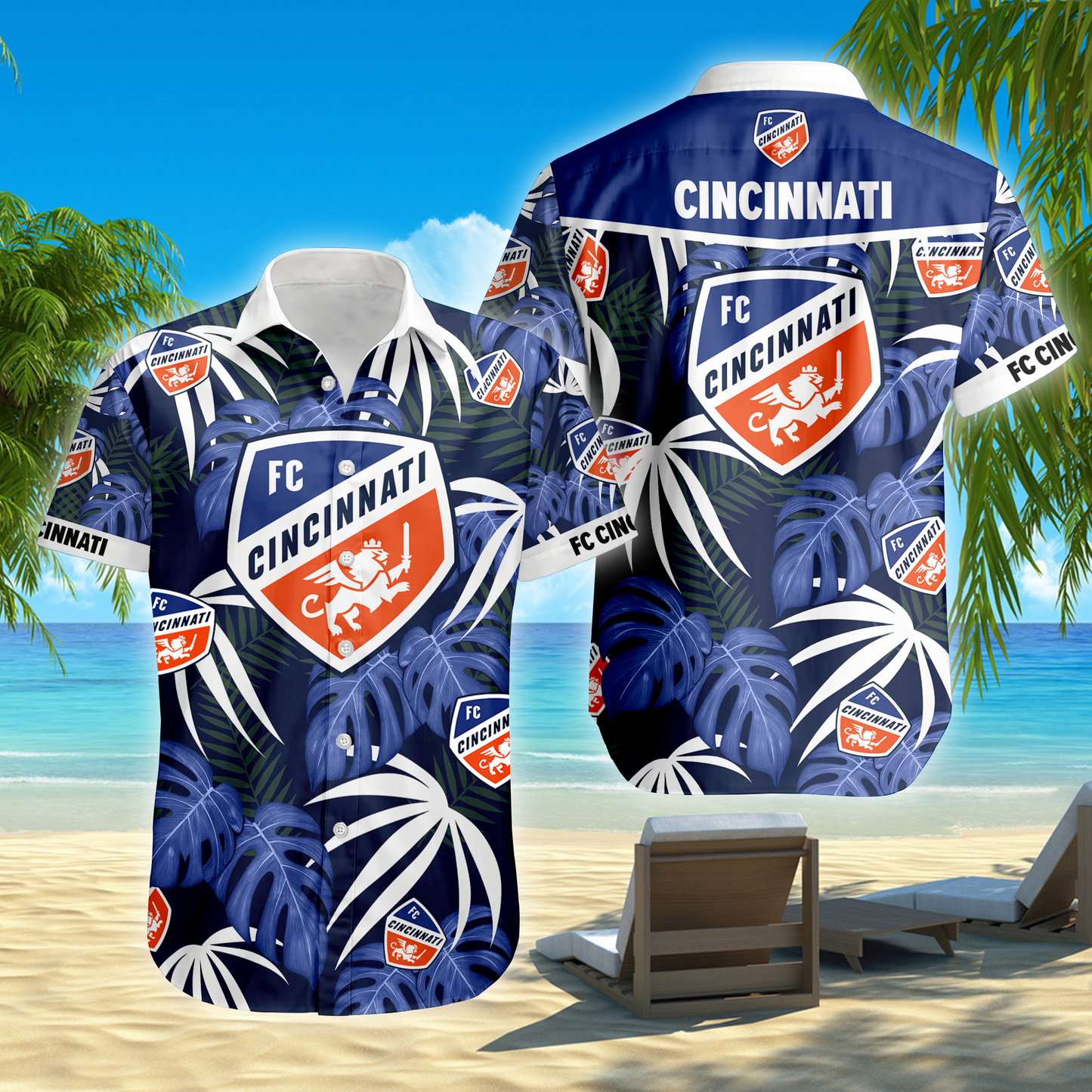 ENDING TODAY - NEW CUSTOMIZED MLS05 FCC FC CINCINNATI UNISEX HAWAIIAN SHIRT