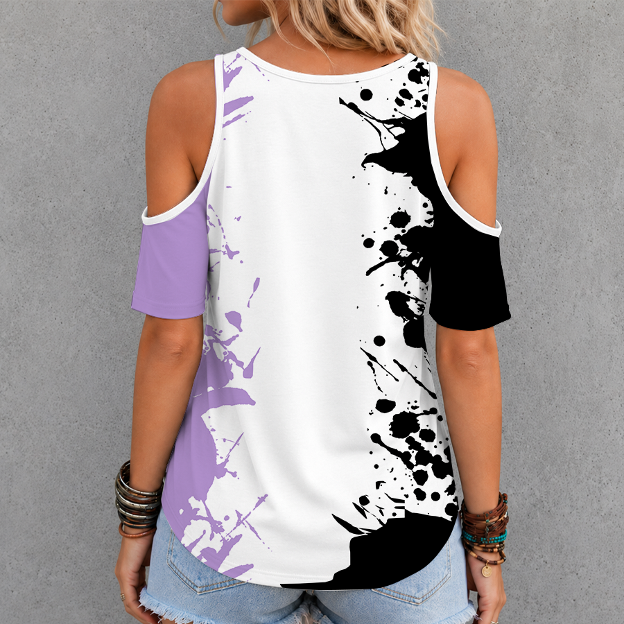 [FAN FAVORITE] NEW CUSTOMIZED WNBA05 GSV GOLDEN STATE VALKYRIES CRISS CROSS V-NECK TOP