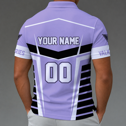 [FAN FAVORITE] NEW CUSTOMIZED WNBA05 GSV GOLDEN STATE VALKYRIES POLO SHIRT
