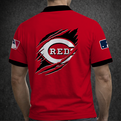 [FLASH SALE] NEW CUSTOMIZED MLB05 CRS CINCINNATI REDS POLO SHIRT