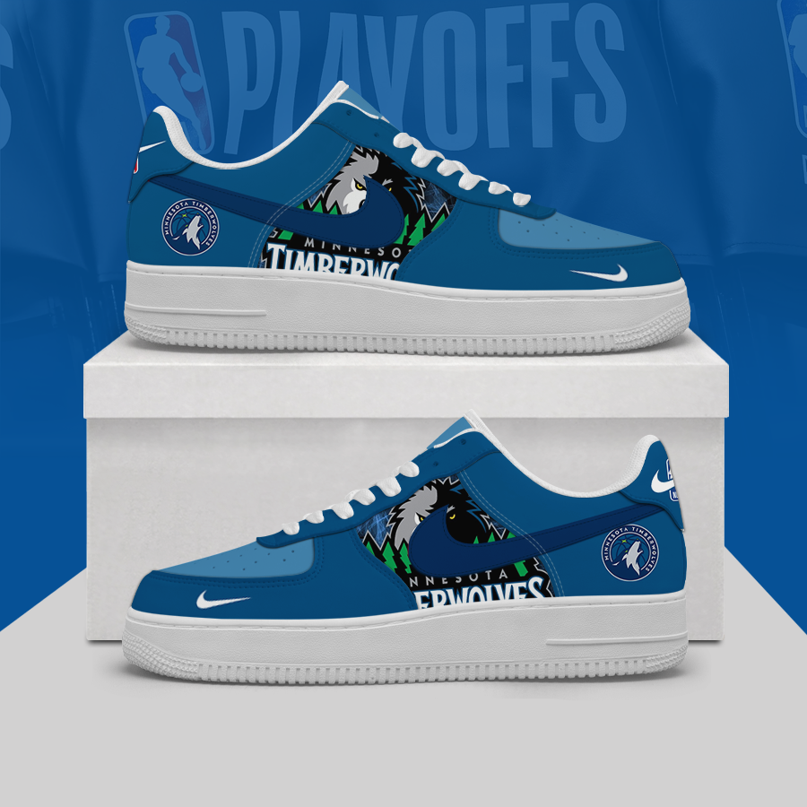 [HOT DEAL] NEW CUSTOMIZED NBA05 MTW MINNESOTA TIMBERWOLVES AF1 SHOES