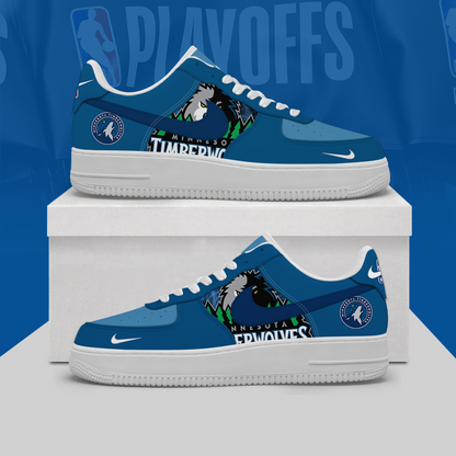 [HOT DEAL] NEW CUSTOMIZED NBA05 MTW MINNESOTA TIMBERWOLVES AF1 SHOES