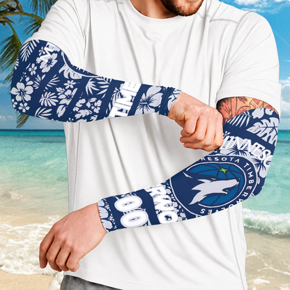 [HOT DEAL] NEW CUSTOMIZED NBA05 MTW MINNESOTA TIMBERWOLVES SUN ARM SLEEVES