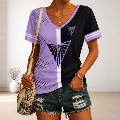 [FAN FAVORITE] NEW CUSTOMIZED WNBA05 GSV GOLDEN STATE VALKYRIES V-NECK FEMALE SHIRT