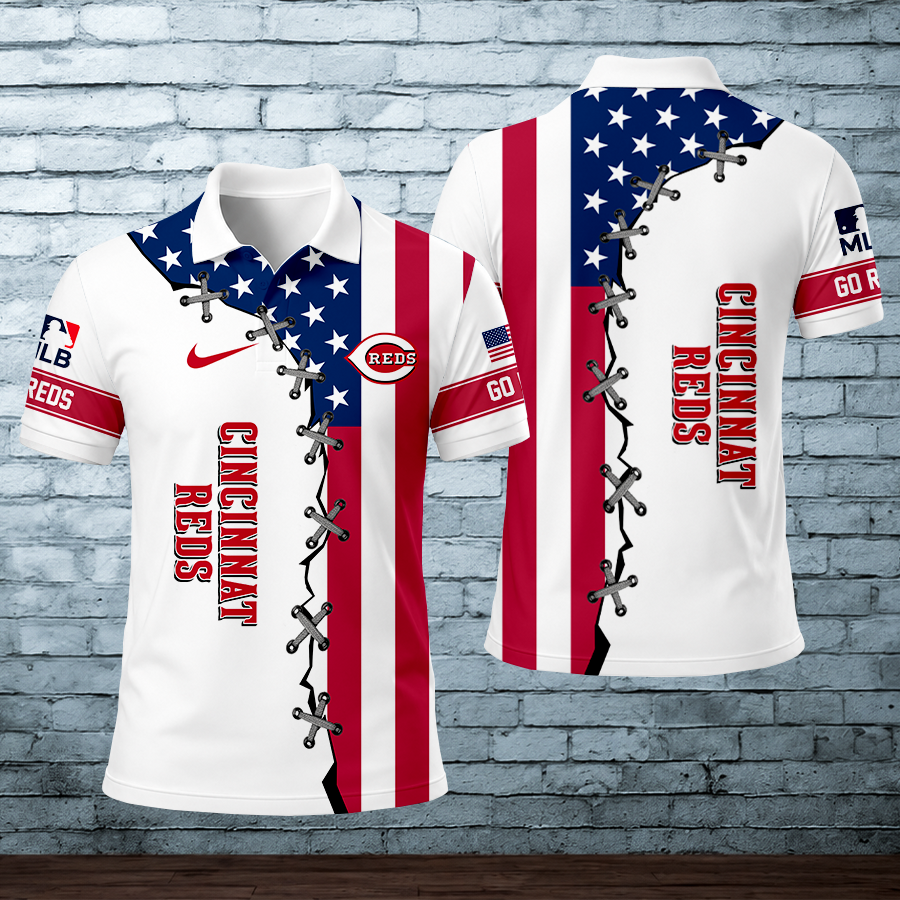 LIMITED EDITION - NEW CUSTOMIZED MLB05 CRS CINCINNATI REDS POLO SHIRT