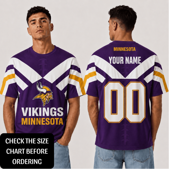VIRAL EDITION - NEW CUSTOMIZED NFL05 MVK MINNESOTA VIKINGS T-SHIRT, POLO SHIRT, ZIP POLO SHIRT, HOODIE, ZIP HOODIE & SWEATSHIRT