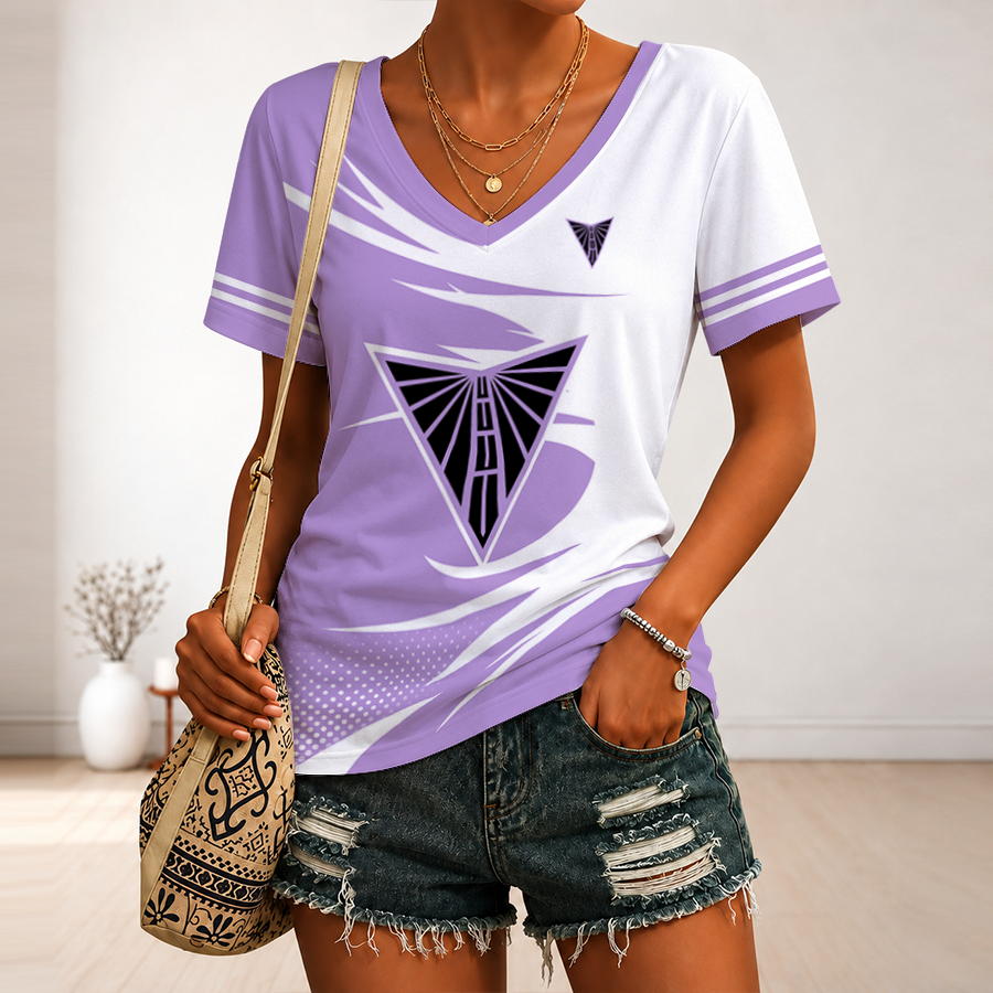 [FAN FAVORITE] NEW CUSTOMIZED WNBA05 GSV GOLDEN STATE VALKYRIES V-NECK FEMALE SHIRT