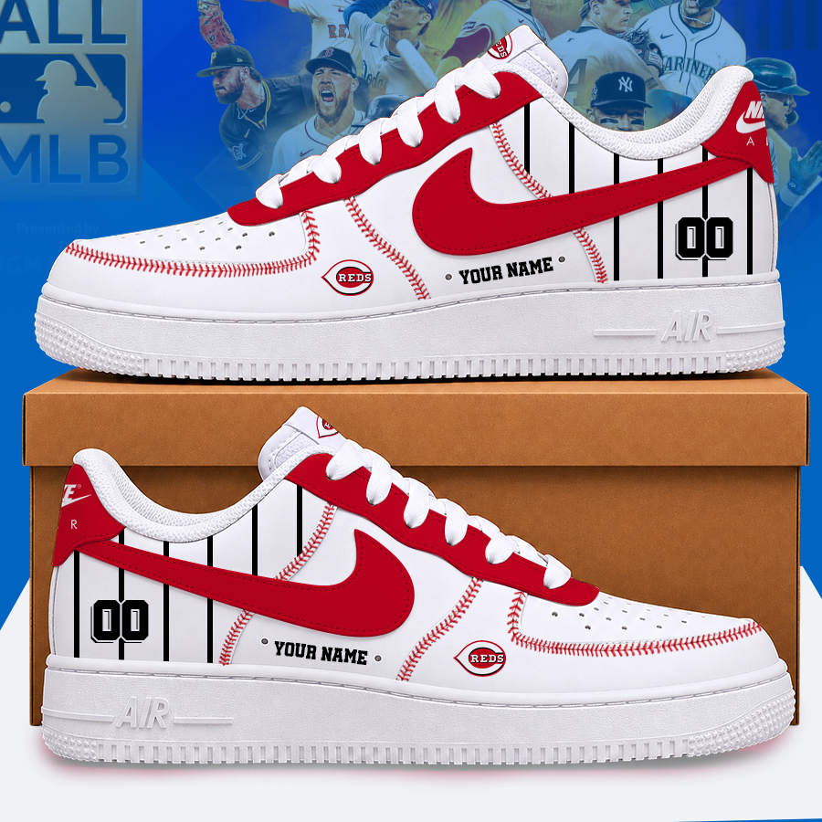 [FLASH SALE] NEW CUSTOMIZED MLB05 CRS CINCINNATI REDS AF1 SHOES