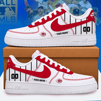 [FLASH SALE] NEW CUSTOMIZED MLB05 CRS CINCINNATI REDS AF1 SHOES