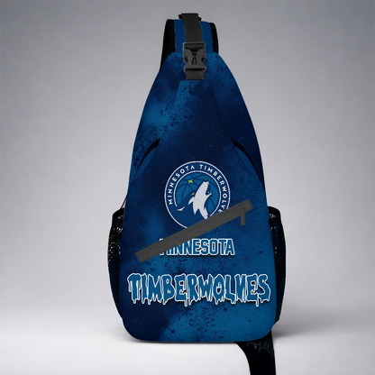 [HOT DEAL]  NEW CUSTOMIZED NBA05 MTW MINNESOTA TIMBERWOLVES SLING BAG
