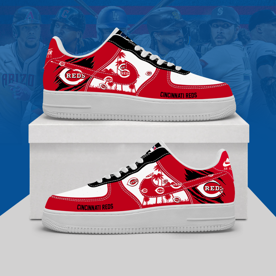 [FLASH SALE] NEW CUSTOMIZED MLB05 CRS CINCINNATI REDS AF1 SHOES
