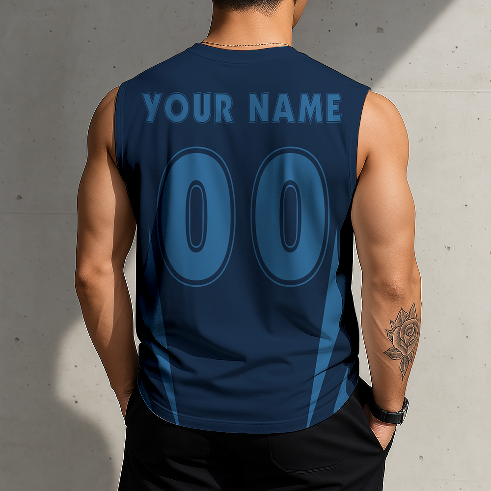 LIMITED EDITION - NEW CUSTOMIZED NBA05 MTW MINNESOTA TIMBERWOLVES MEN'S GYM SHIRT