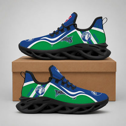 LIMITED EDITION - NEW CUSTOMIZED NBA05 MTW MINNESOTA TIMBERWOLVES MAX SOUL SHOES
