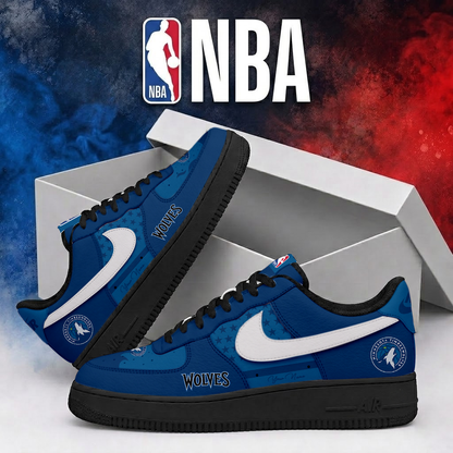LIMITED EDITION - NEW CUSTOMIZED NBA05 MTW MINNESOTA TIMBERWOLVES AF1 SHOES