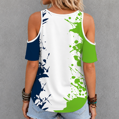 [HOT DEAL] NEW CUSTOMIZED NBA05 MTW MINNESOTA TIMBERWOLVES CRISS CROSS V-NECK TOP