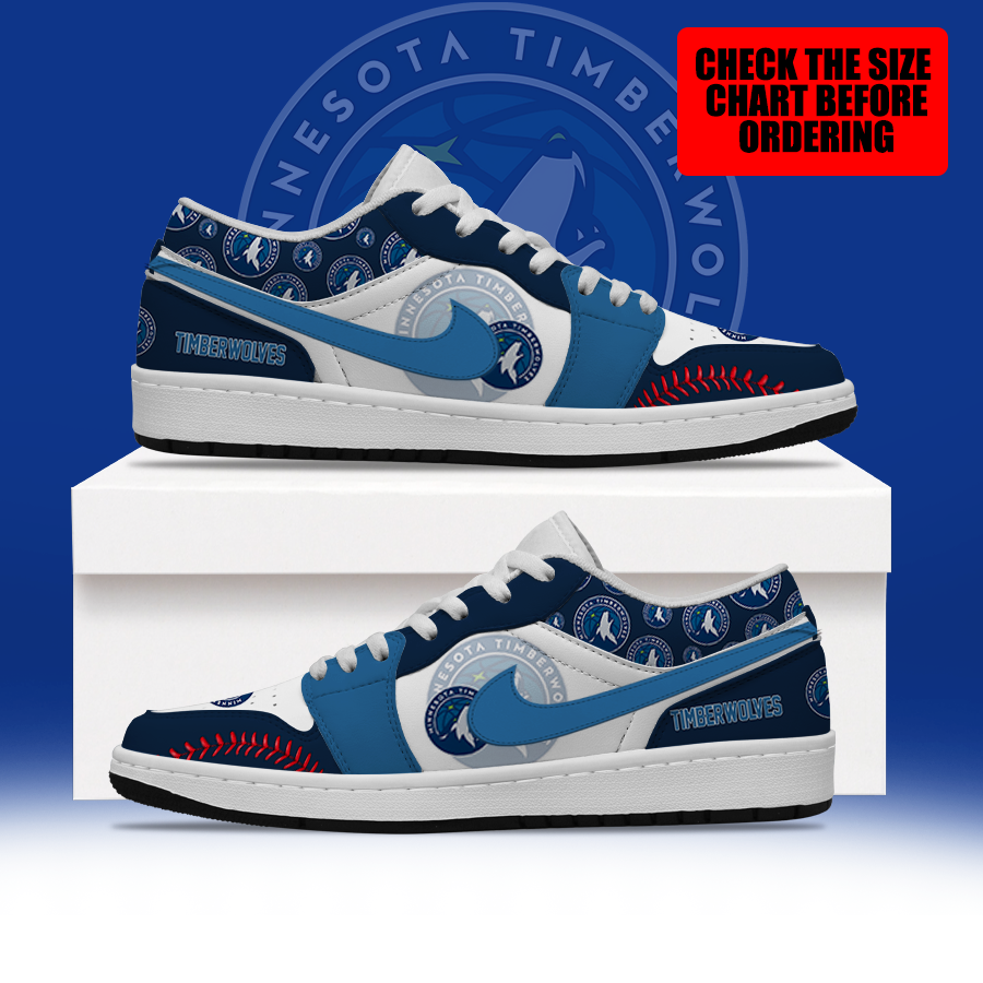 [HOT DEAL] NEW CUSTOMIZED NBA05 MTW MINNESOTA TIMBERWOLVES AIR JORDAN LOW SHOES