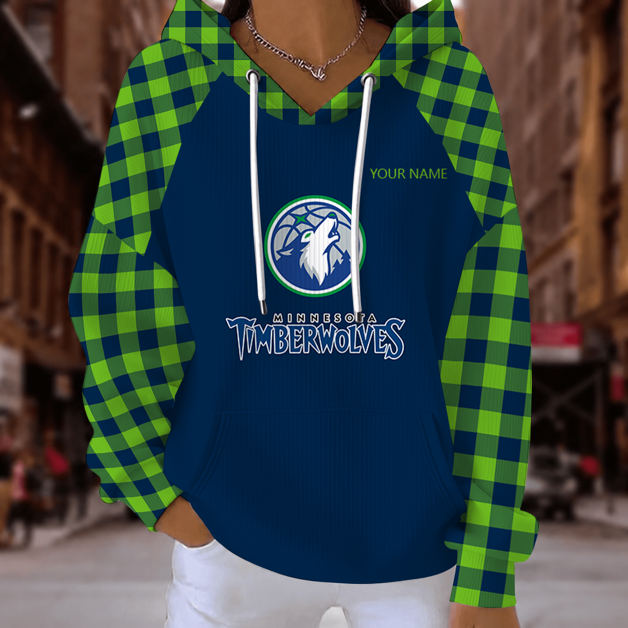 [HOT DEAL] NEW CUSTOMIZED NBA05 MTW MINNESOTA TIMBERWOLVES  RIBBED HOODIE & SWEATSHIRT