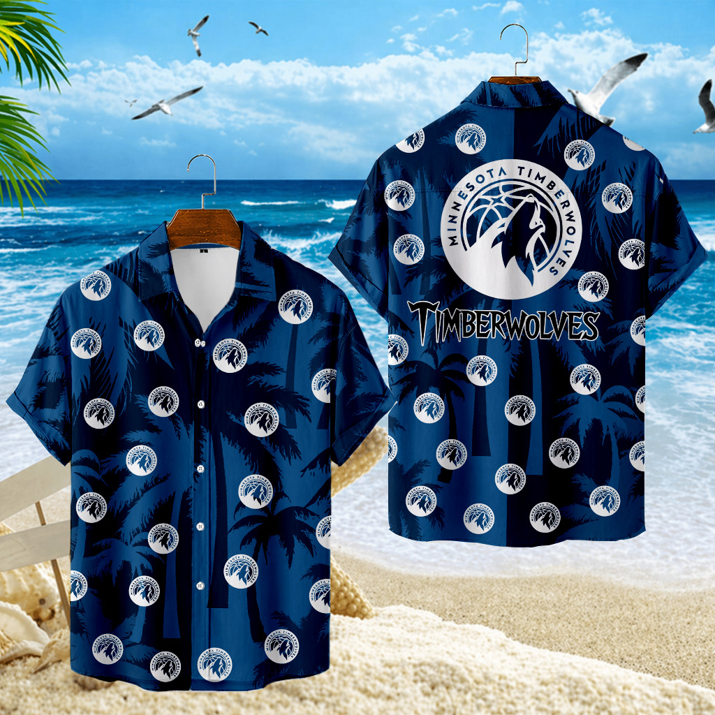 LIMITED EDITION - NEW CUSTOMIZED NBA05 MTW MINNESOTA TIMBERWOLVES UNISEX HAWAIIAN SHIRT