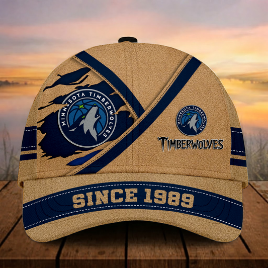 LIMITED EDITION - NEW CUSTOMIZED NBA05 MTW MINNESOTA TIMBERWOLVES CLASSIC CAP