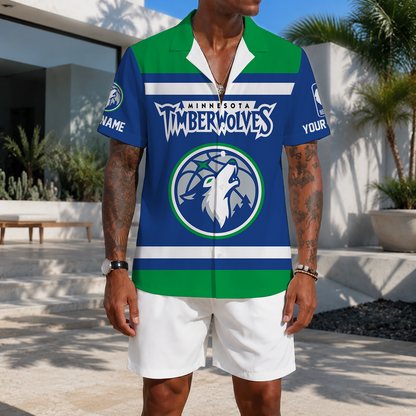 EXCLUSIVE EDITION - NEW CUSTOMIZED NBA05 MTW MINNESOTA TIMBERWOLVES UNISEX HAWAIIAN SHIRT