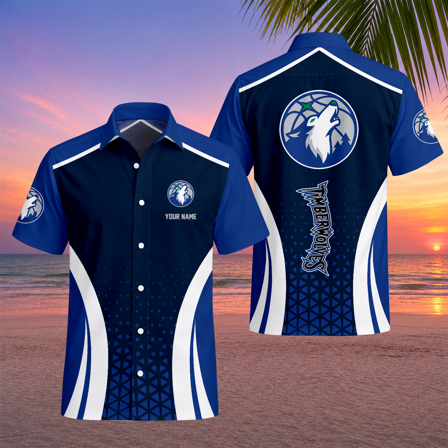 LIMITED EDITION - NEW CUSTOMIZED NBA05 MTW MINNESOTA TIMBERWOLVES UNISEX HAWAIIAN SHIRT