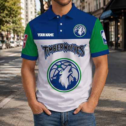 SPECIAL EDITION - NEW CUSTOMIZED NBA05 MTW MINNESOTA TIMBERWOLVES T-SHIRT, POLO SHIRT, ZIP POLO SHIRT, SWEATSHIRT, HOODIE & ZIP HOODIE