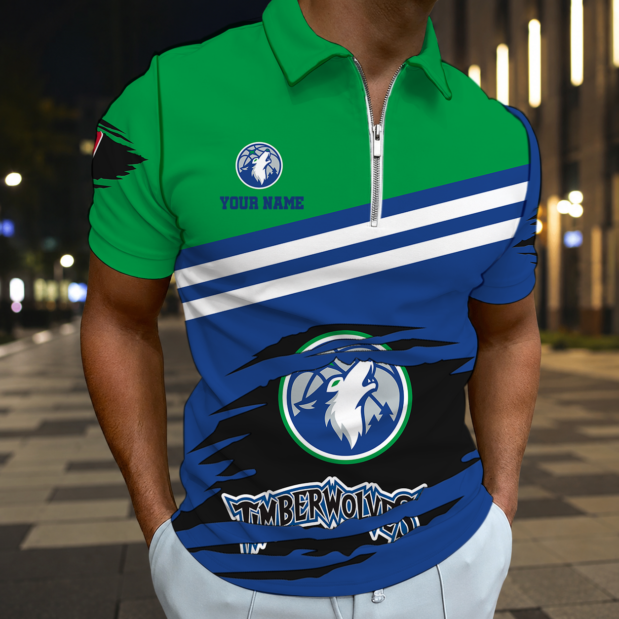 LIMITED EDITION - NEW CUSTOMIZED NBA05 MTW MINNESOTA TIMBERWOLVES T-SHIRT, POLO SHIRT, ZIP POLO SHIRT, SWEATSHIRT, HOODIE & ZIP HOODIE