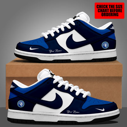 [HOT DEAL] NEW CUSTOMIZED NBA05 MTW MINNESOTA TIMBERWOLVES DUNK LOW SHOES