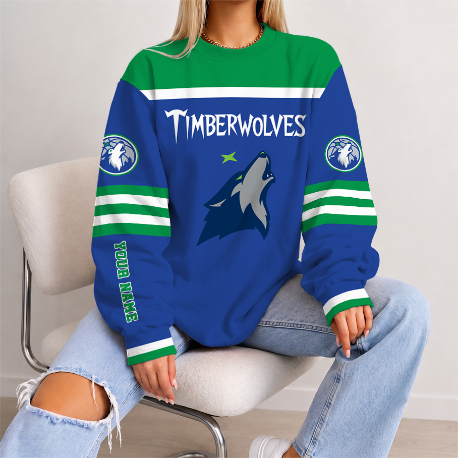 [HOT DEAL] NEW CUSTOMIZED NBA05 MTW MINNESOTA TIMBERWOLVES UNISEX SWEATSHIRT