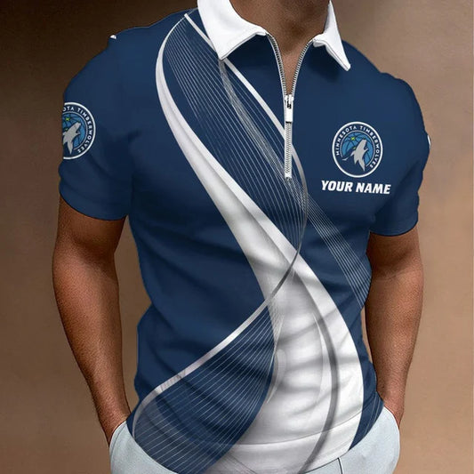 LIMITED EDITION - NEW CUSTOMIZED NBA05 MTW MINNESOTA TIMBERWOLVES POLO SHIRT, ZIP POLO SHIRT & T-SHIRTS