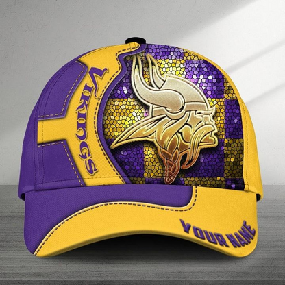 LIMITED EDITION - NEW CUSTOMIZED NFL05 MVK MINNESOTA VIKINGS CLASSIC CAP