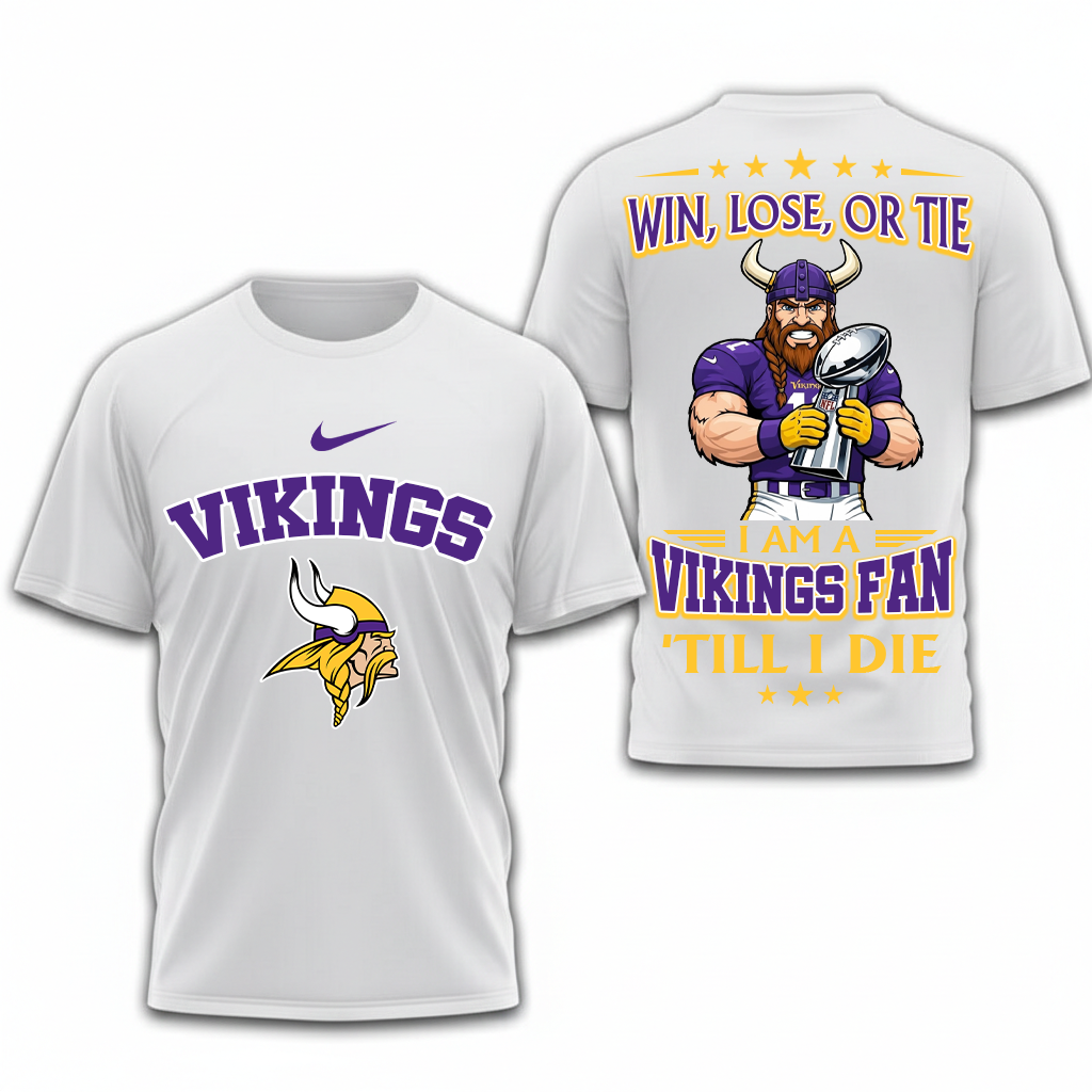 LIMITED EDITION - NEW CUSTOMIZED NFL05 MVK MINNESOTA VIKINGS UNISEX T-SHIRT, POLO, HOODIE & JACKETS
