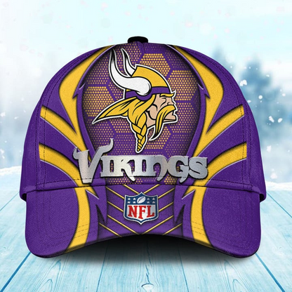 LIMITED EDITION - NEW CUSTOMIZED NFL05 MVK MINNESOTA VIKINGS CLASSIC CAP