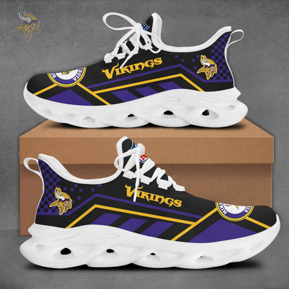 SPECIAL EDITION - NEW CUSTOMIZED NFL05 MVK MINNESOTA VIKINGS MAX SOUL SHOES