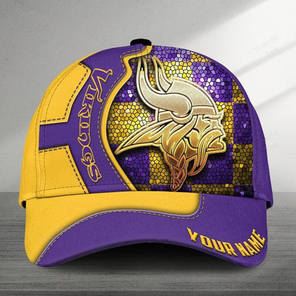 LIMITED EDITION - NEW CUSTOMIZED NFL05 MVK MINNESOTA VIKINGS CLASSIC CAP